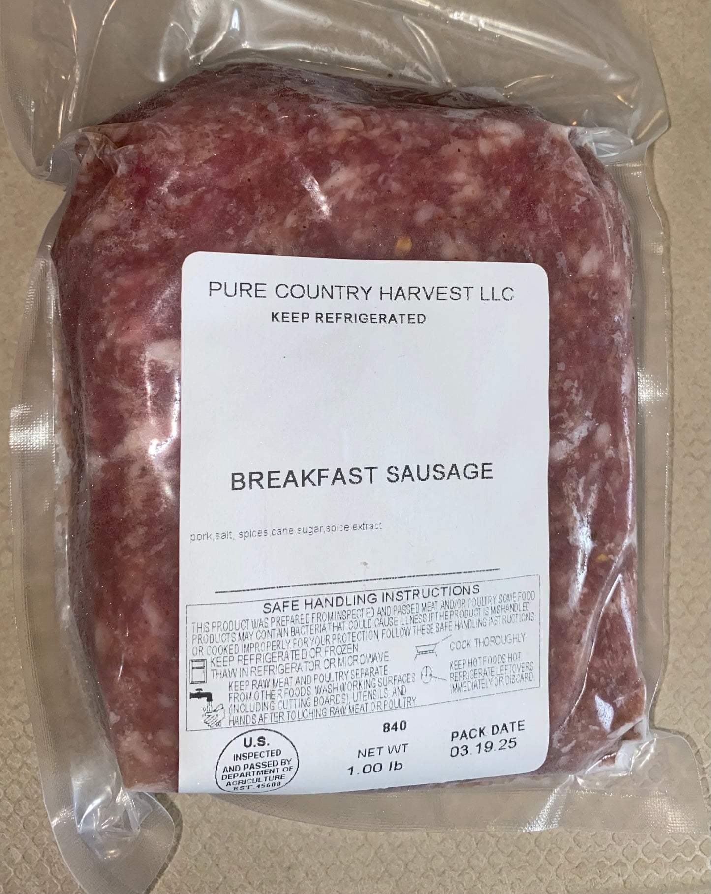 Breakfast Sausage